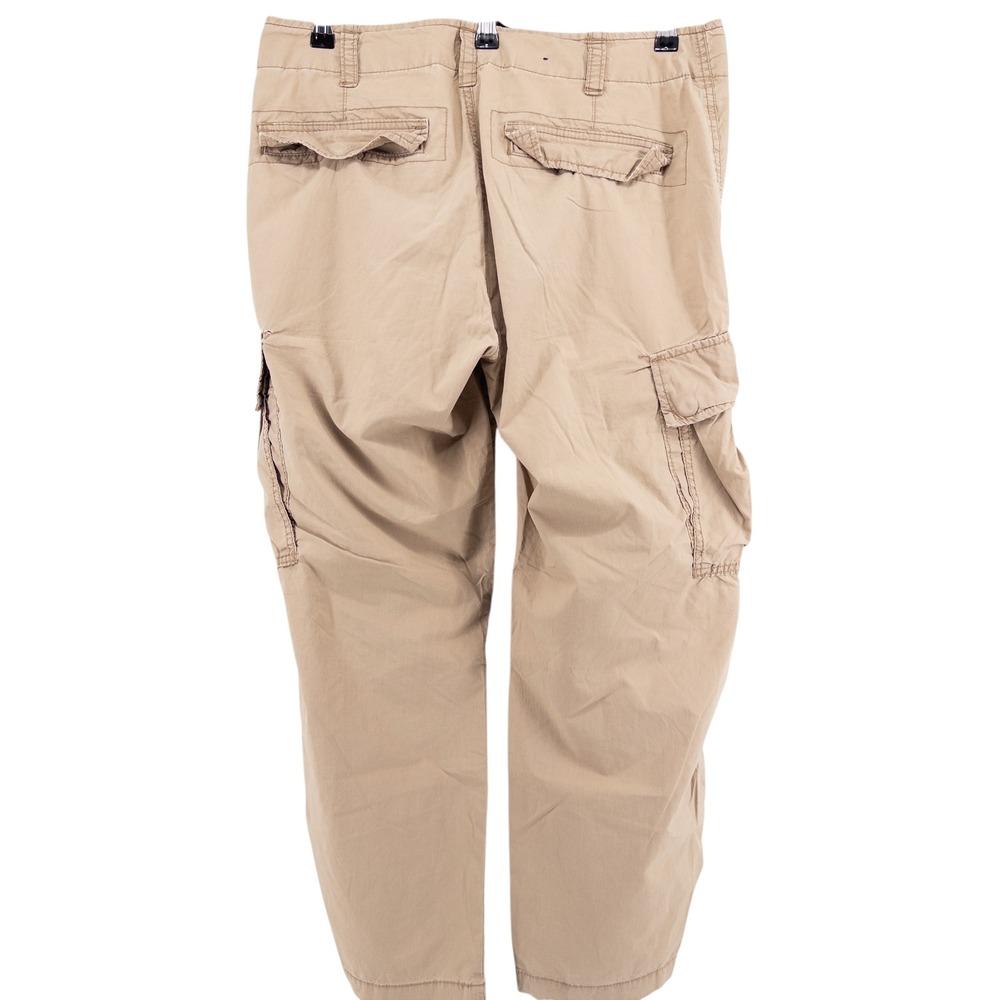 Vintage Ralph Lauren Polo Jeans Co Cargo Pants Men's 34x28 Lightweight Y2K Tan - Picture 5 of 12